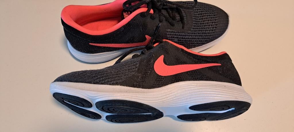 Nike sportschoen zwart roze kids, Ophalen