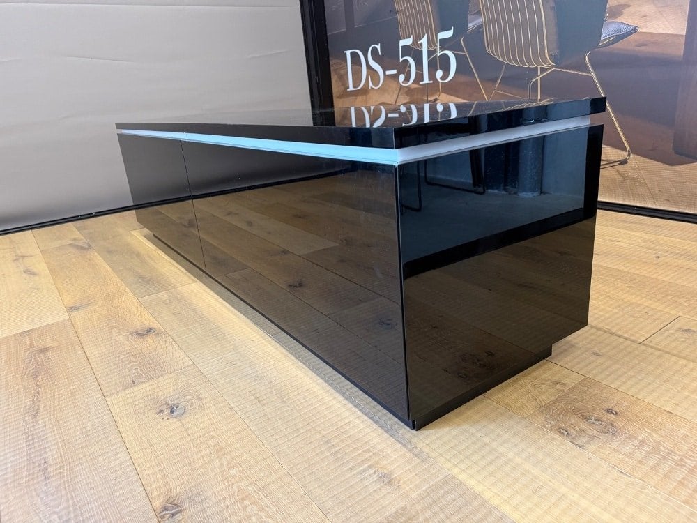 Interstar Tv meubel kast zwart Design 200x50, Overige materialen, Gebruikt, 150 tot 200 cm, Ophalen of Verzenden
