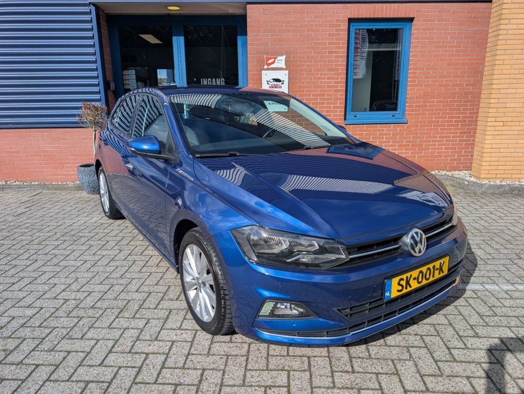 Volkswagen POLO 1.0 TSI HIGHLINE, -- EX BTW --  Automaat, PD, Automaat, Gebruikt, Blauw, Bedrijf