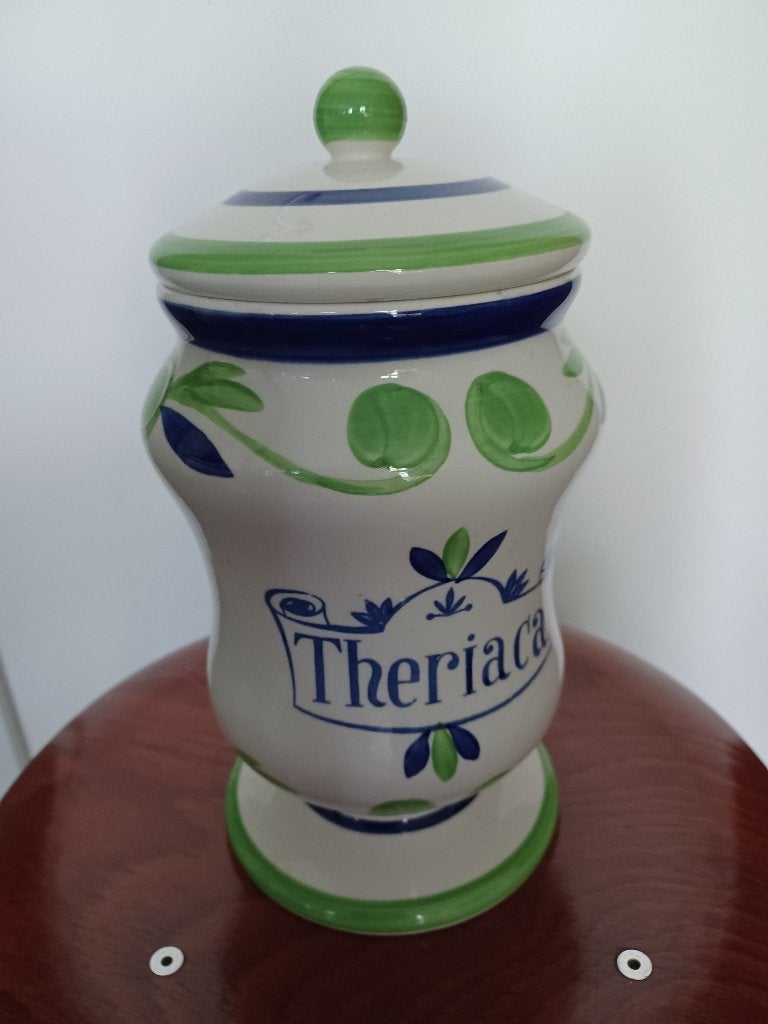 apothekers potten, Ophalen of Verzenden, Gebruikt, Meerkleurig, Vintage