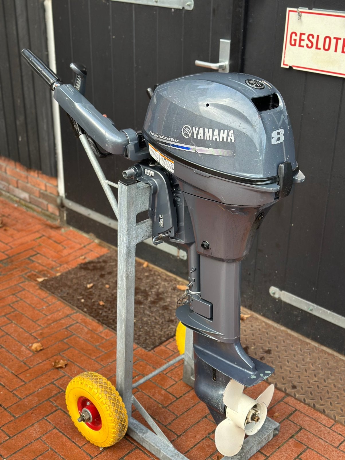 Yamaha 8pk Hightrust 2017 Tiller, Watersport en Boten, Ophalen, Zo goed als nieuw, Benzine, 5 tot 10 pk
