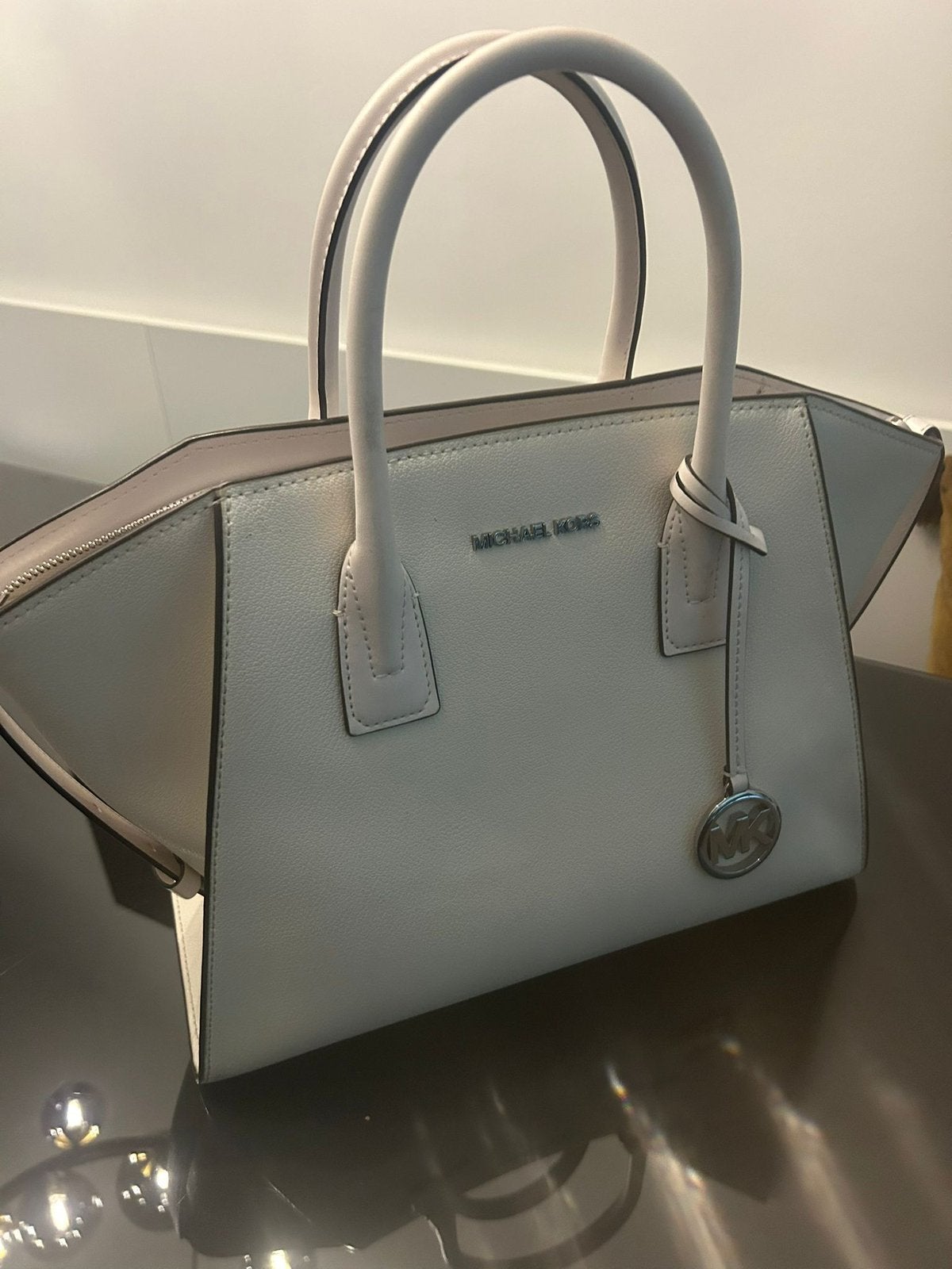 Michael Kors Handtas - Wit, Ophalen of Verzenden, Zo goed als nieuw, Wit, Handtas