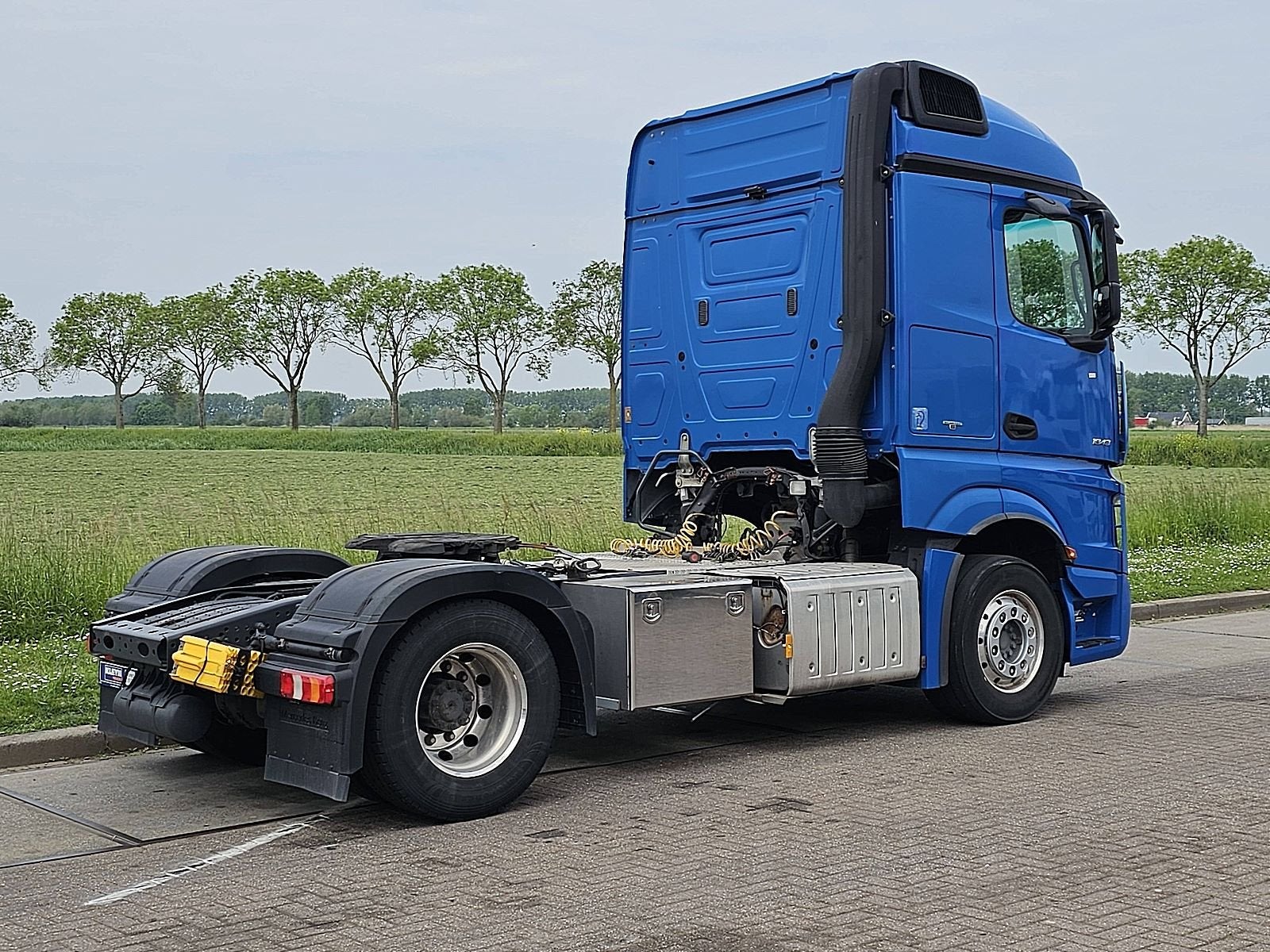 MERCEDES-BENZ ACTROS 1843 adr,tankcompressor, Auto's, Automaat, Euro 6, 428 pk, Blauw