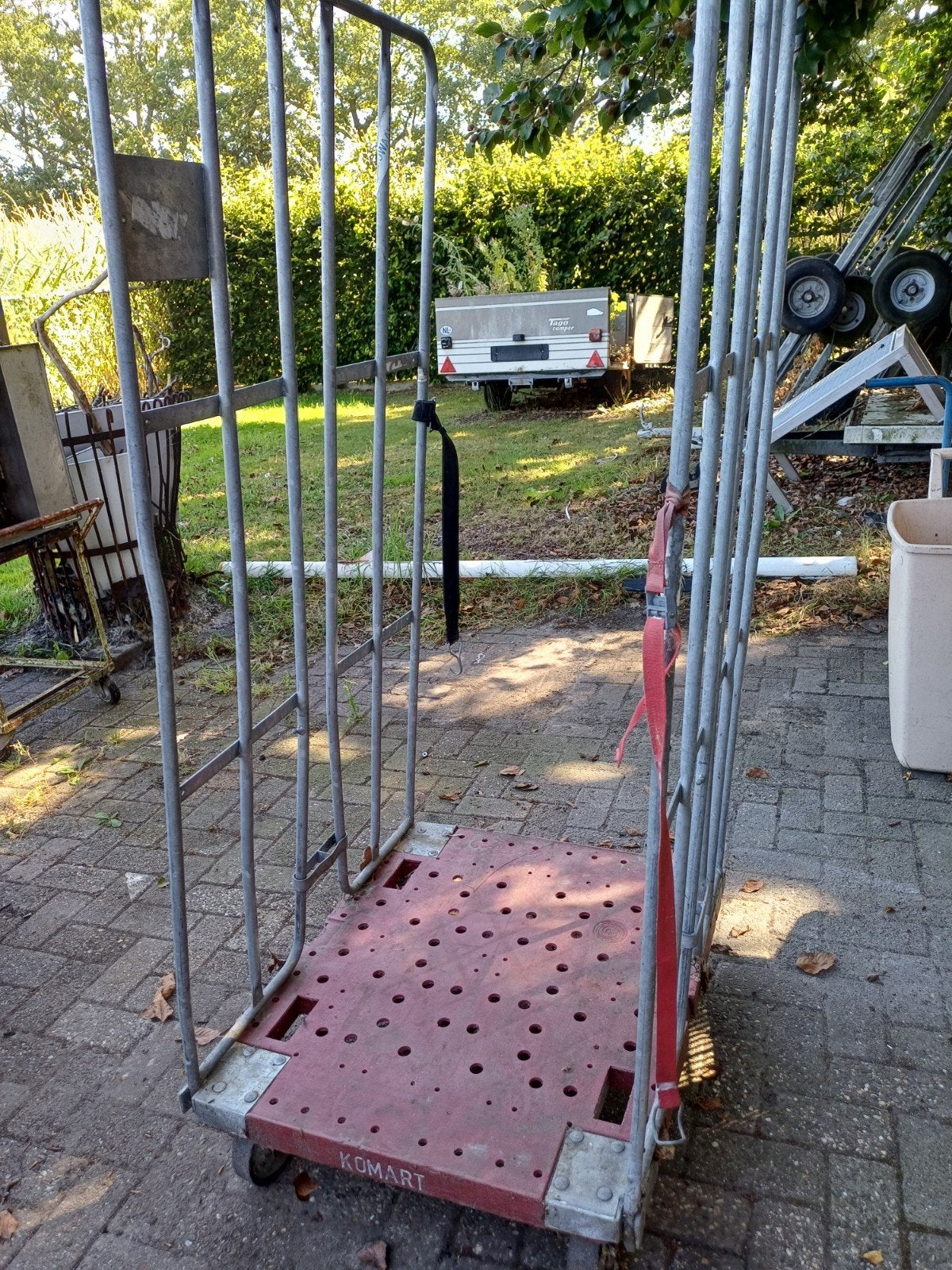rolcontainer 2 heks rolcontainers houtopslag  brandhout, 100 liter of meer, Ophalen, Gebruikt, Transportkar