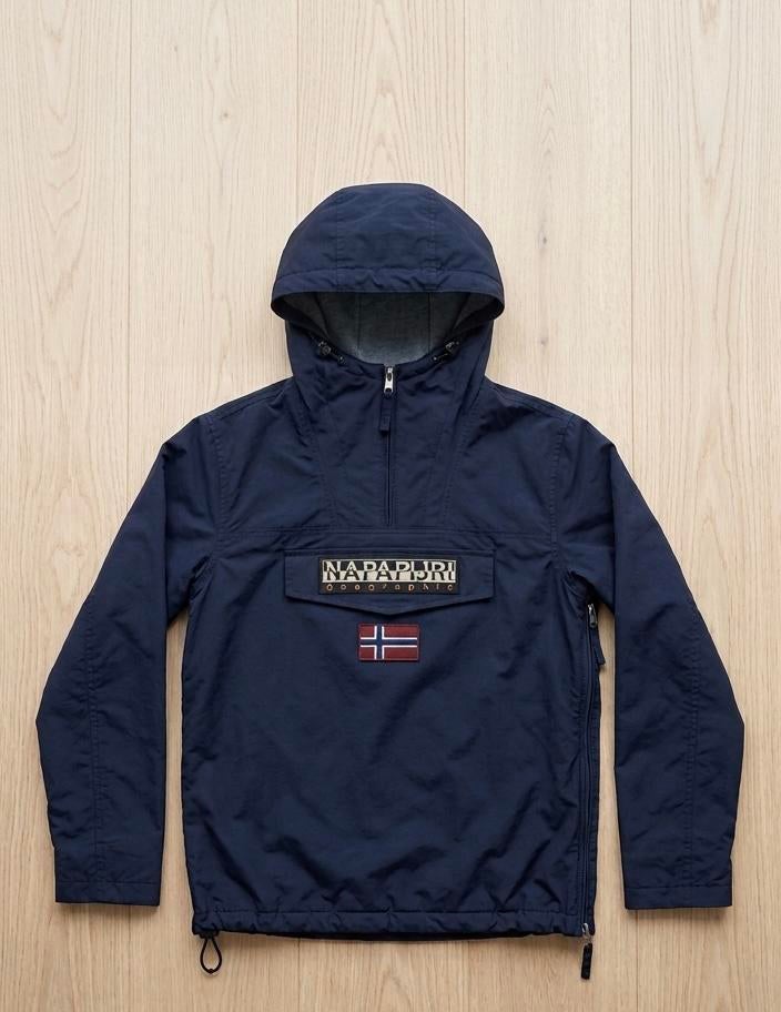 Napapijri jas, Ophalen of Verzenden, Zo goed als nieuw, Blauw