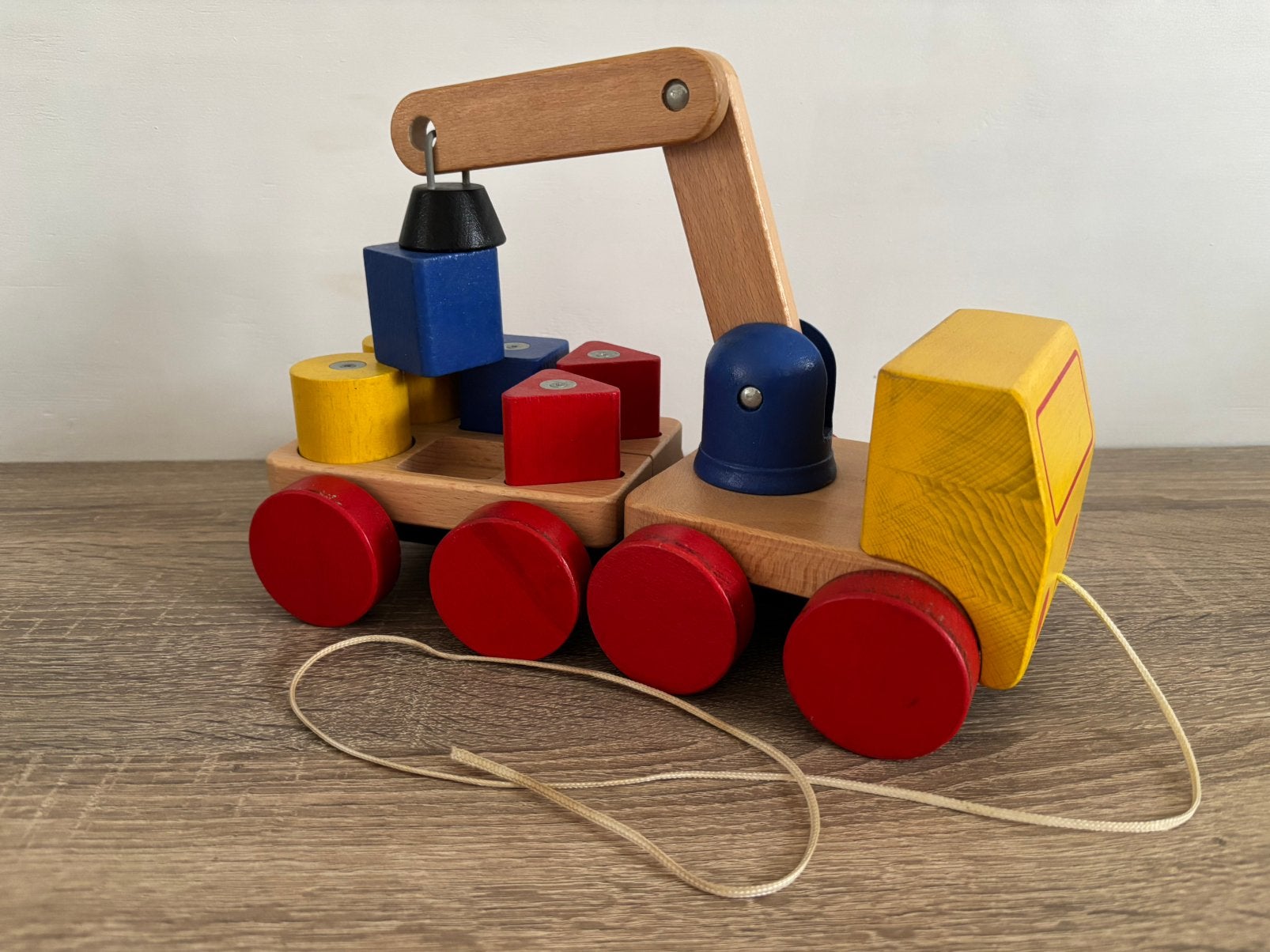 Ikea houten speelgoed kraan, Kinderen en Baby's, Speelgoed | Houten speelgoed, Ophalen, Gebruikt