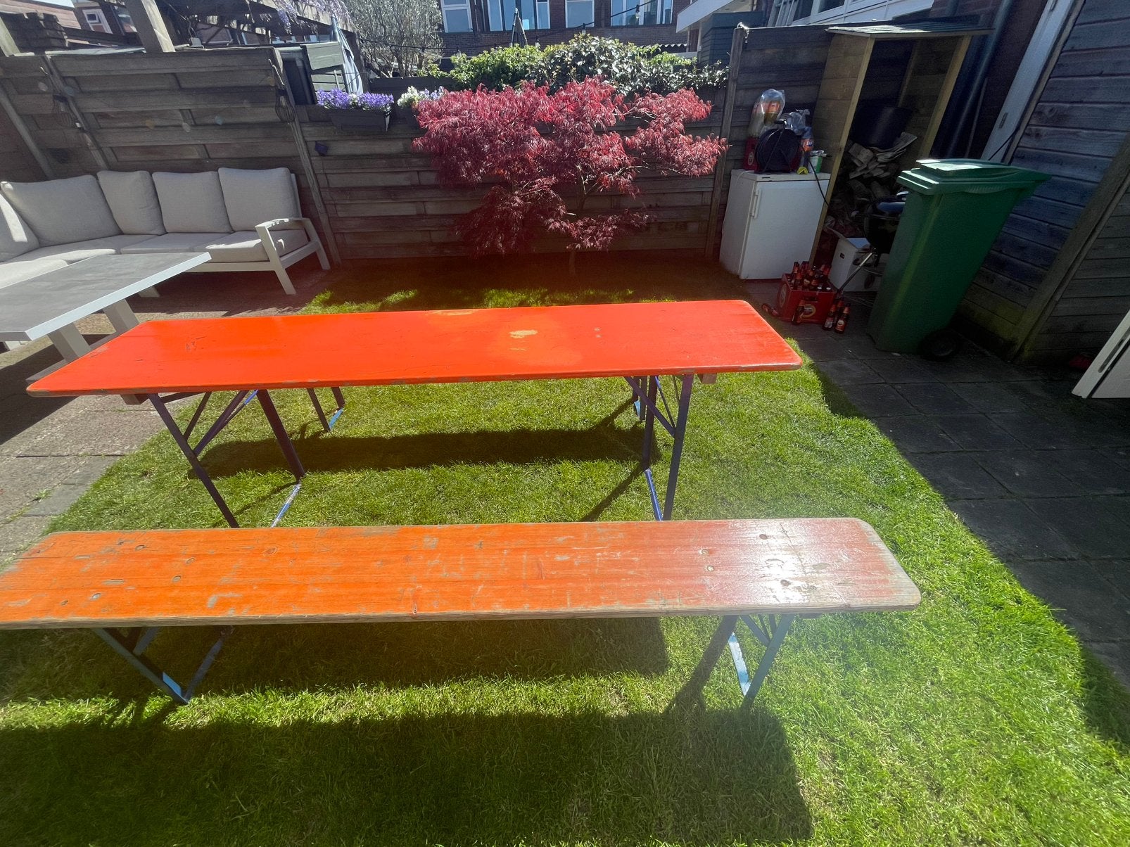 Biertafels te huur, Ophalen, Gebruikt, Inklapbaar, Rechthoekig