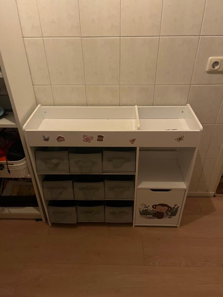 Witte opberg kast, Ophalen, Zo goed als nieuw, Overige typen