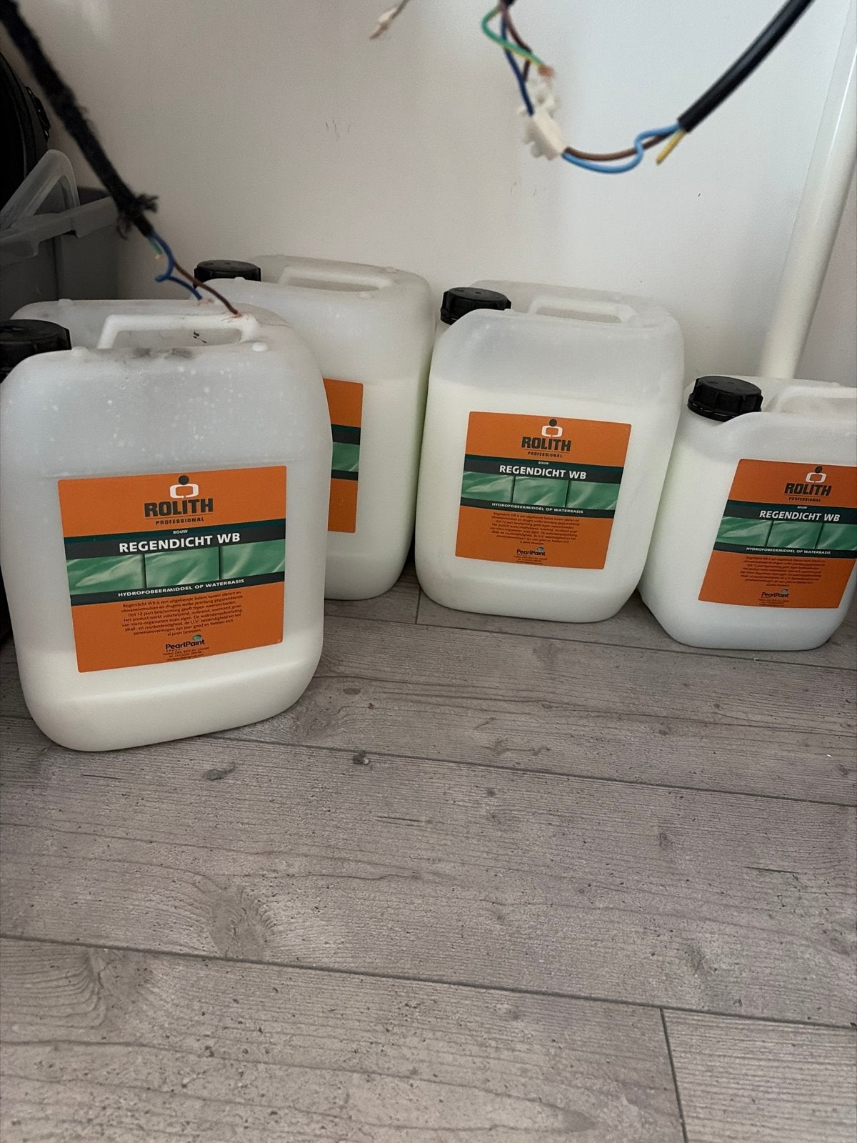 Rolith Regendicht WB - Waterdichtingsmiddel (ca. 30 liter), Ophalen, Wit, 20 liter of meer, Verf