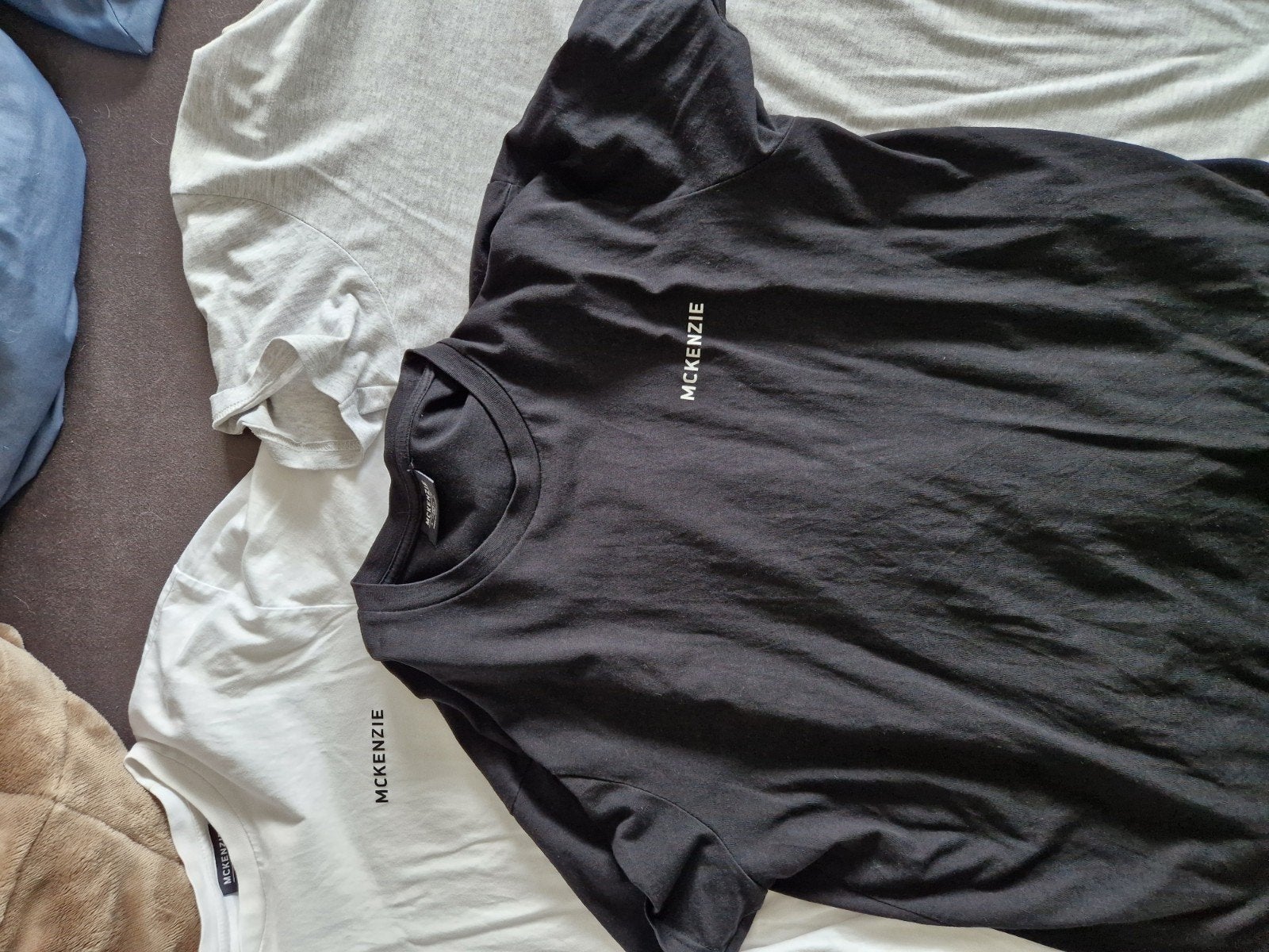 Mckenzie shirts maat L - Zwart, Grijs, Wit, Maat 52/54 (L), Mckenzie, Zwart, Ophalen of Verzenden