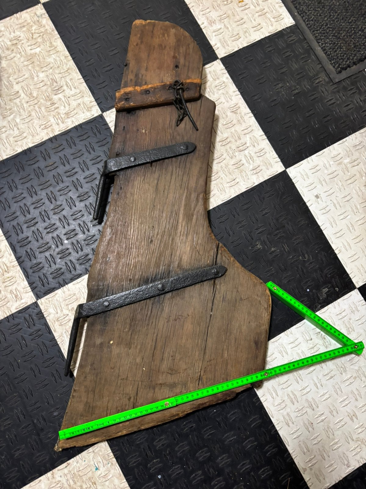 Houten roer voor boot, Watersport en Boten, Ophalen, Gebruikt, Zeilboot of Motorboot