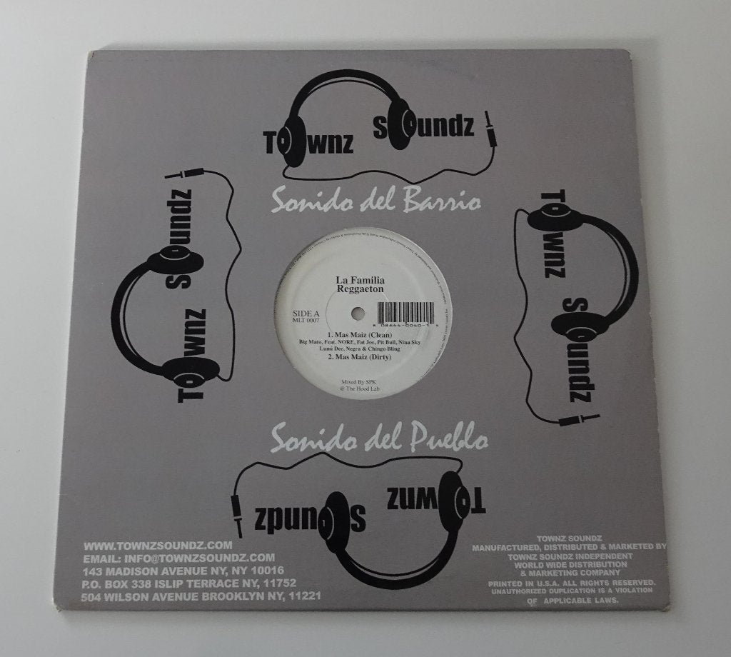 N.O.R.E. - Mas Maiz -- 12'' Reggaeton Vinyl 2005, Ophalen, Zo goed als nieuw