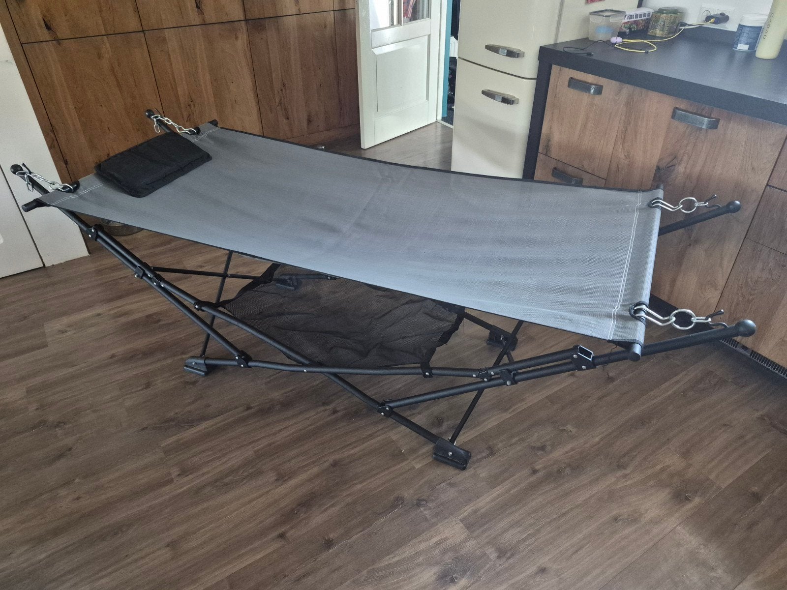 Hangmat met standaard, Ophalen, Gebruikt, Met standaard, Eenpersoons