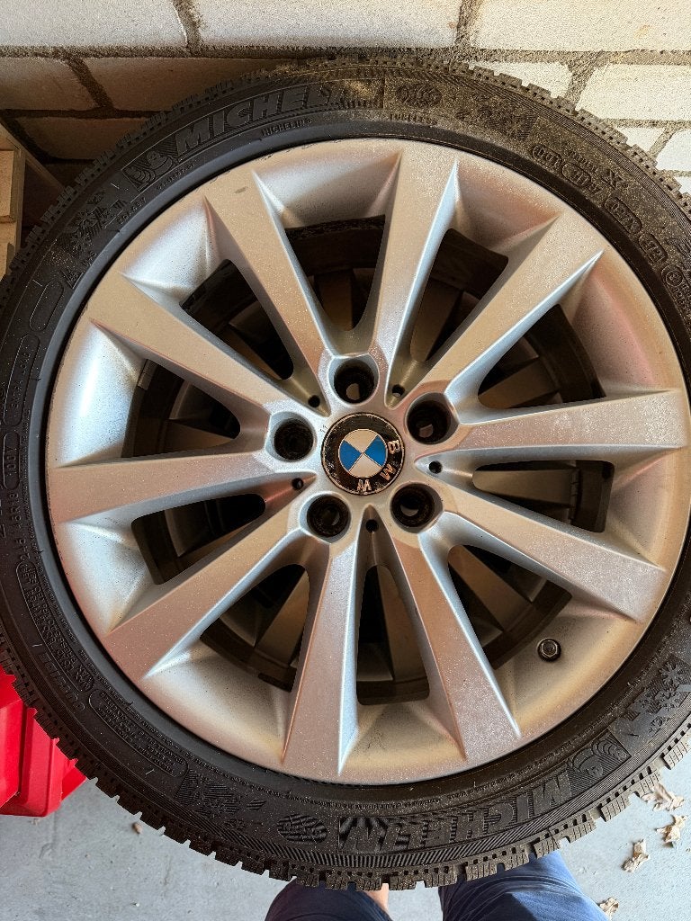 19 inch BMW velgen incl Michelin winterbanden, Overige, Gebruikt, Overige, Banden en Velgen