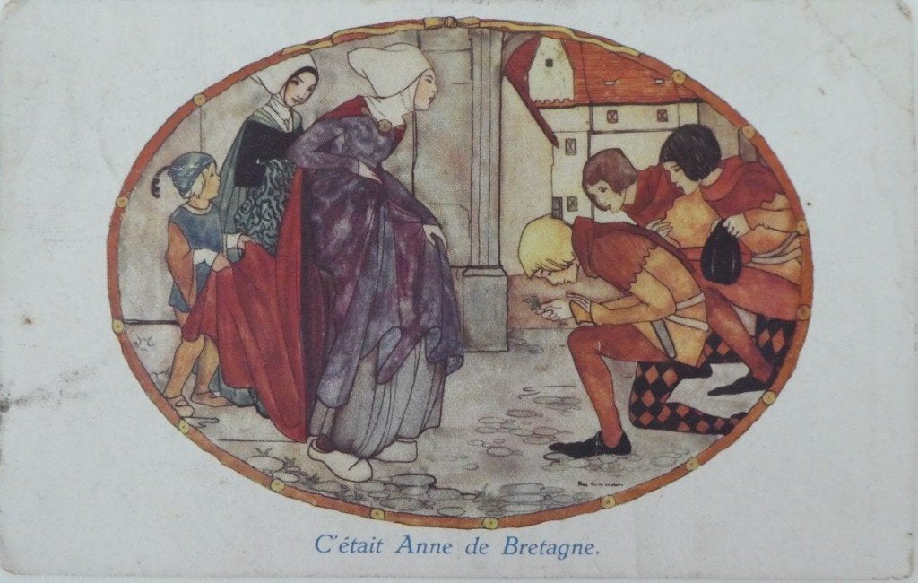 Kaart, Rie Cramer, ong. 1925, Vieilles Chansons, Ophalen of Verzenden, 1920 tot 1940, Gelopen, Kinderen