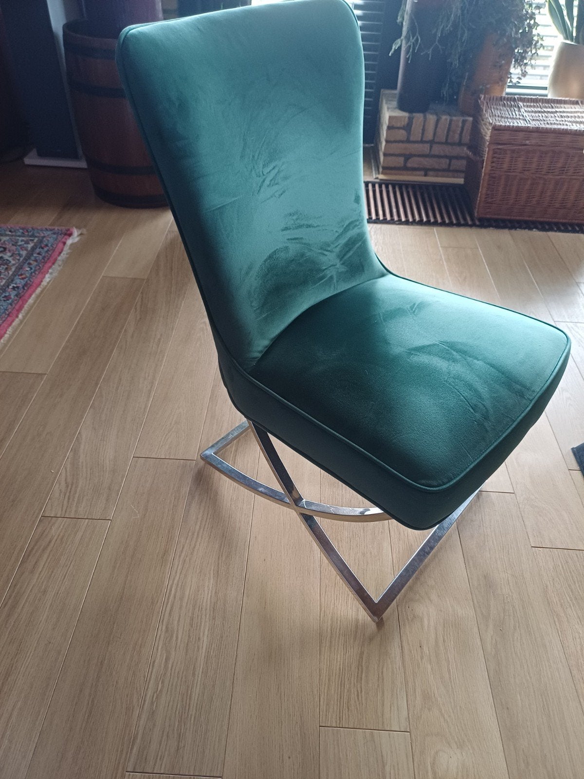 6 mooie eethoek stoelen, Huis en Inrichting, Stoelen, Ophalen, Overige kleuren, Zo goed als nieuw, Stof
