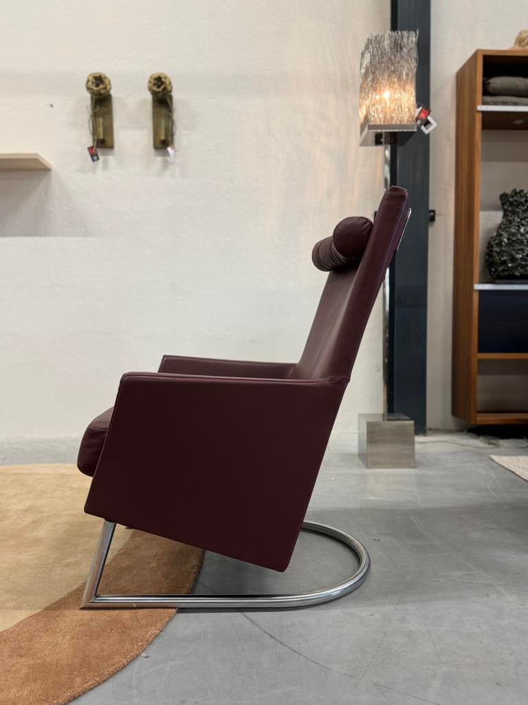 Showmodel Montis Madonna Fauteuil Ruby leer Design stoel, Huis en Inrichting, Nieuw, Ophalen of Verzenden, Montis, 50 tot 75 cm