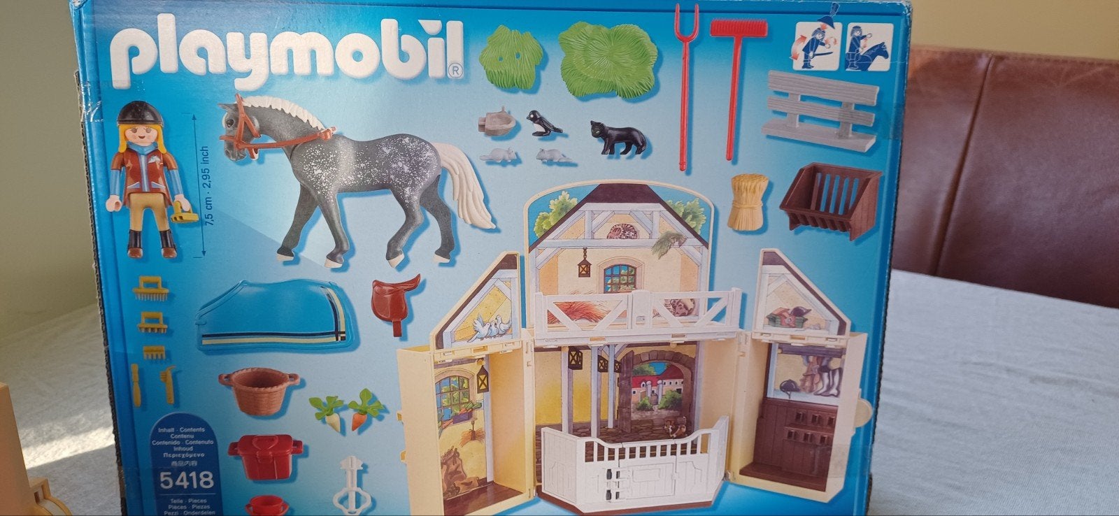 Playmobil Paardenstal - Set 5418, Gebruikt, Gebouw, Complete set, Ophalen of Verzenden