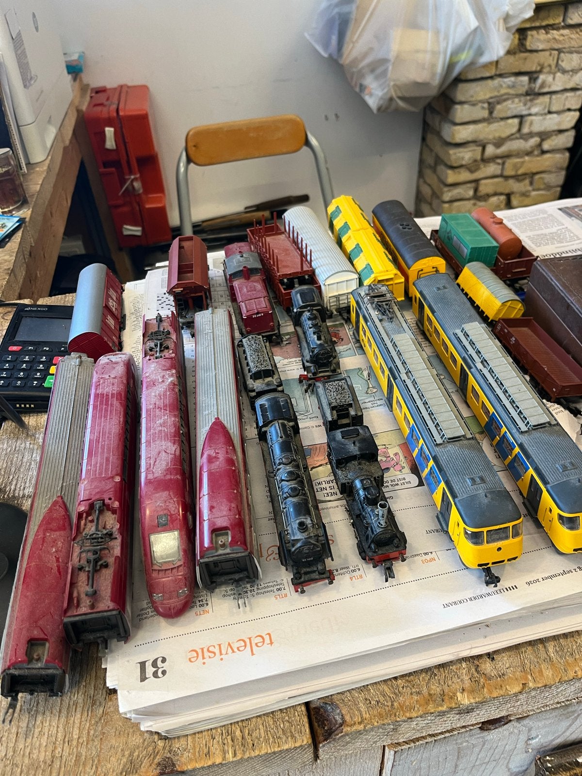 Diverse modeltreinen en wagons - Grote collectie, Overige merken, Gelijkstroom of Wisselstroom, Ophalen of Verzenden, Analoog