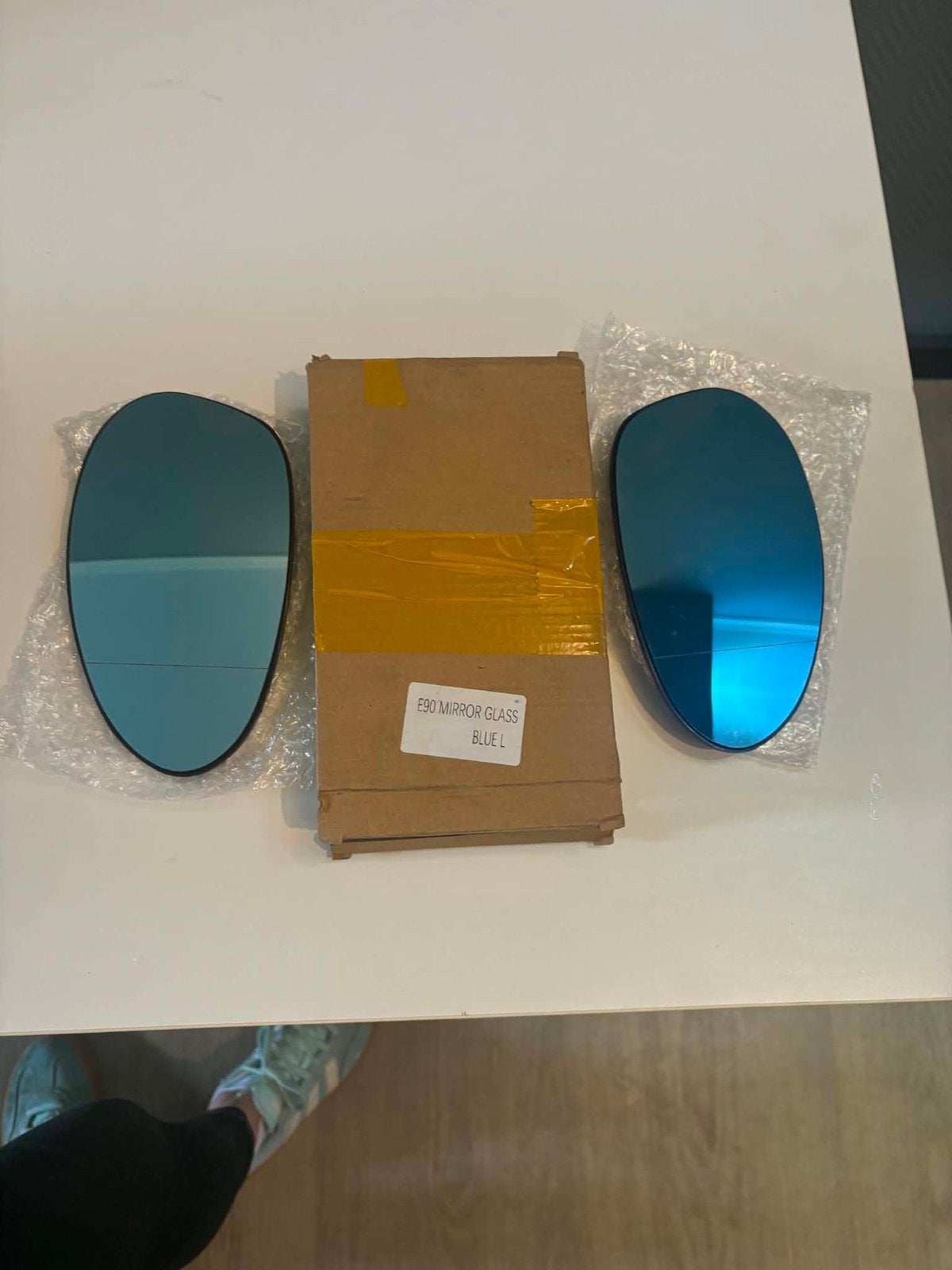 Spiegels bmw e90 blue, Auto-onderdelen, Spiegels, Ophalen, Nieuw, BMW