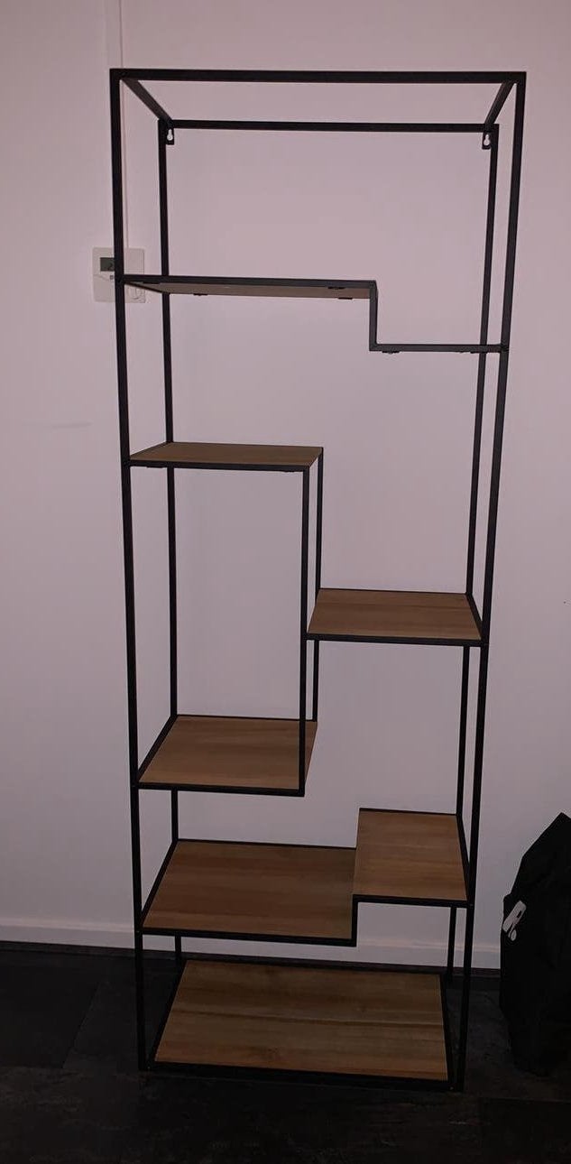 Vakkenkast van Mango hout - Xenos, Huis en Inrichting, Kasten | Boekenkasten, Met plank(en), Zo goed als nieuw, 150 tot 200 cm