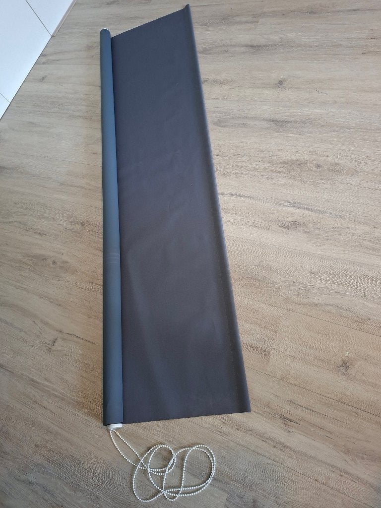 Rolgordijn antraciet 183 breed x 190 hoog, Ophalen, Gebruikt, Rolgordijn, 190 cm
