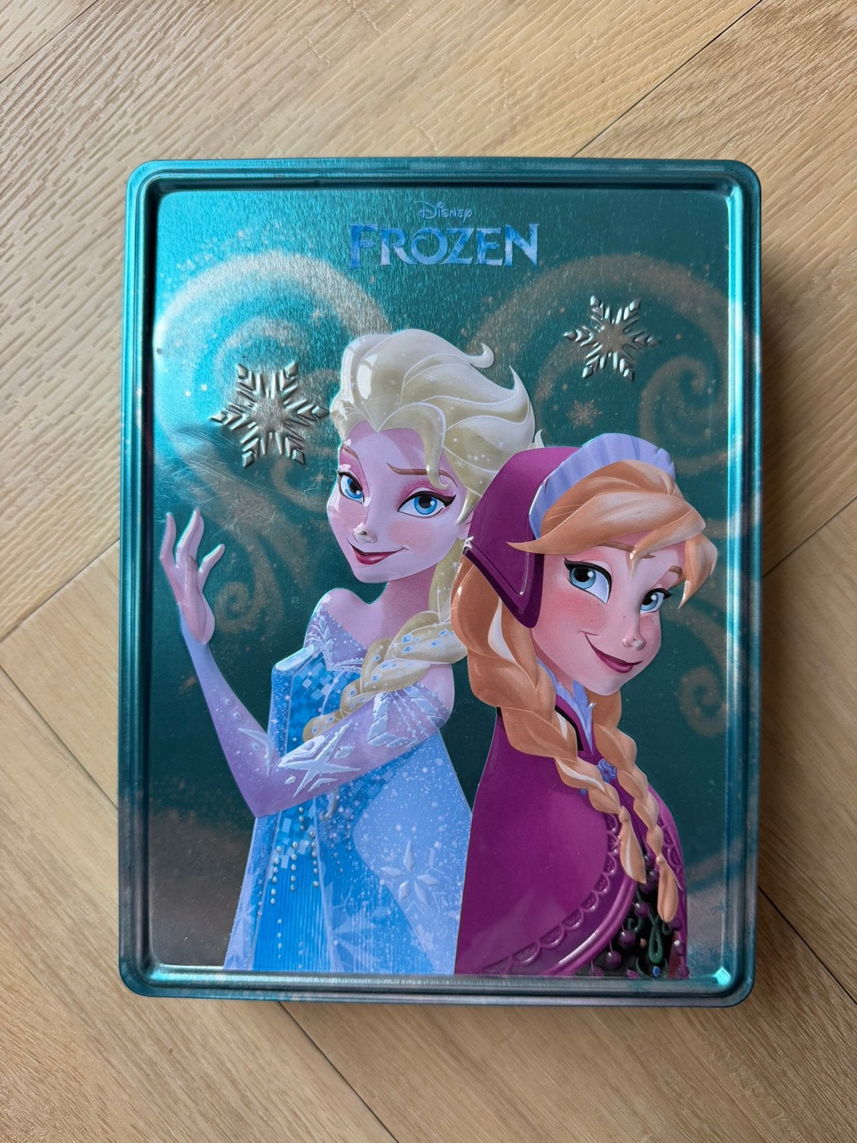 Frozen, Disney, bewaarblik, Verzamelen, Ophalen of Verzenden, Overige figuren, Gebruikt, Overige typen