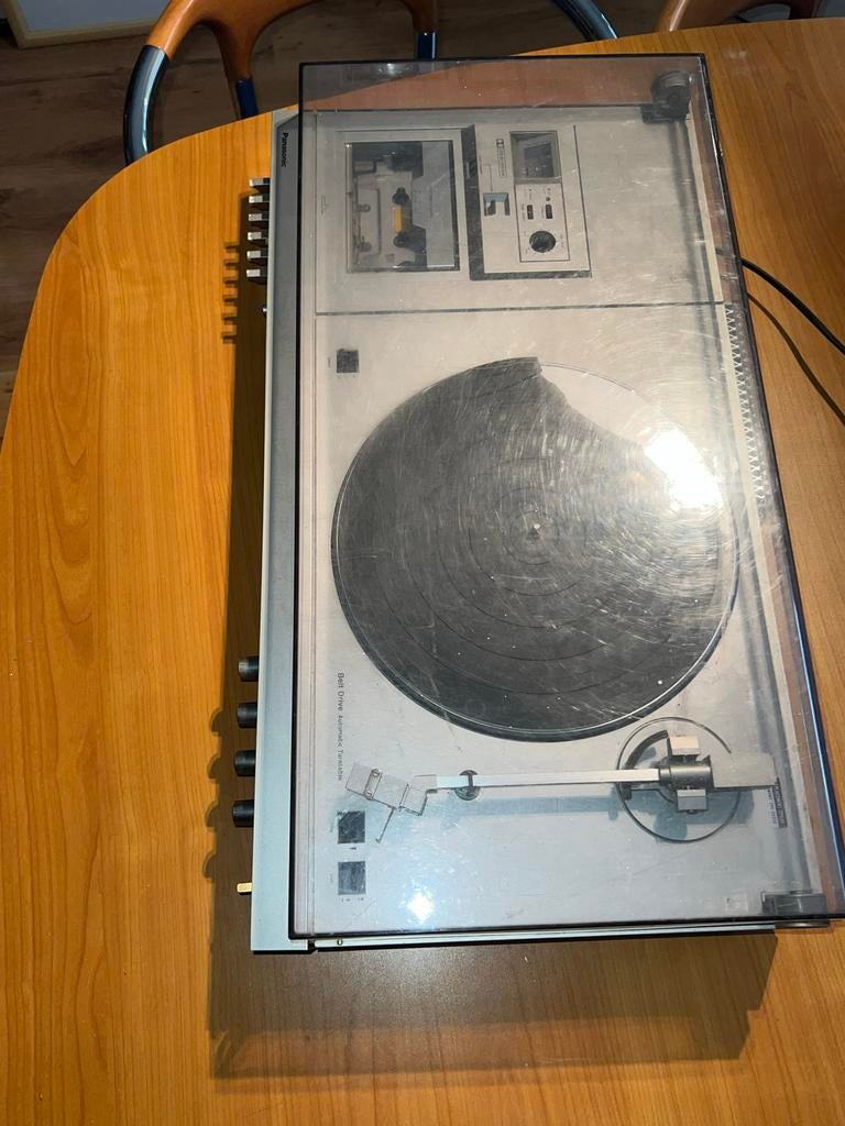 Panasonic SG-3000 Stereo Muzieksysteem met Platenspeler, Audio, Tv en Foto, Stereo-sets, Gebruikt, Cassettedeck, Losse componenten