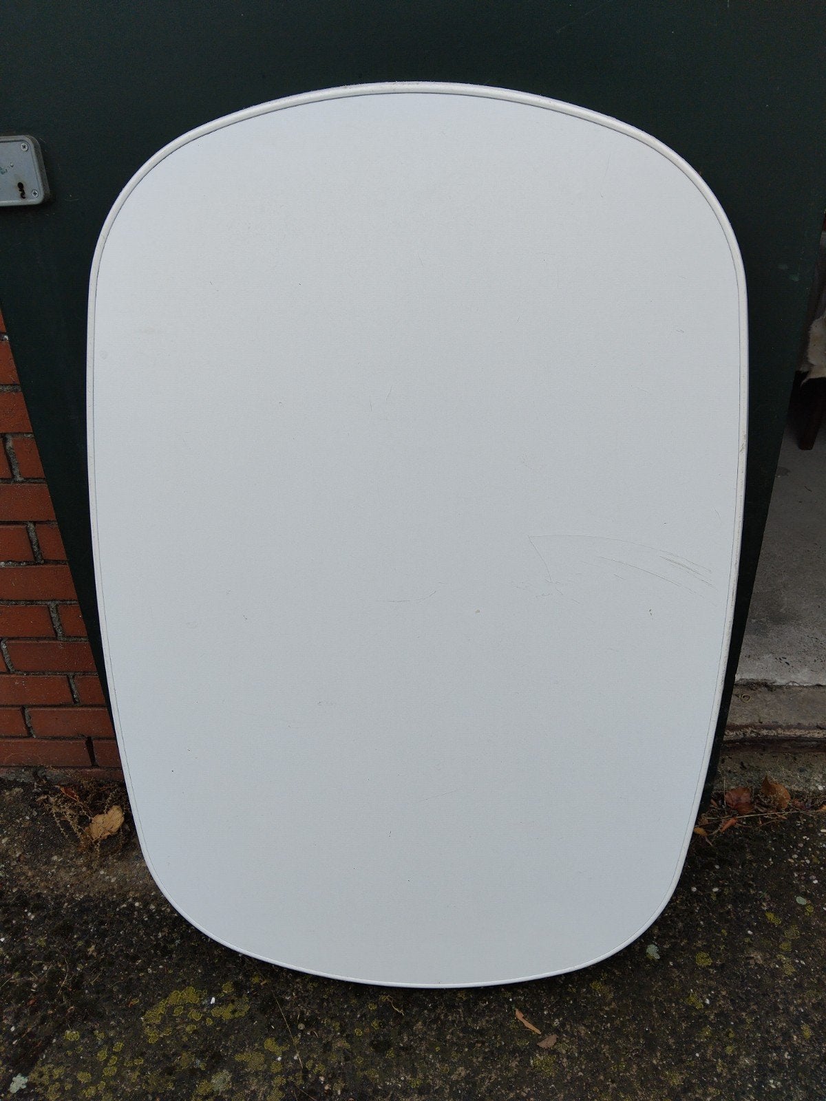 picknik/tuintafel kunstof met metalen onderstel, Ophalen, Overige materialen, Gebruikt, Inklapbaar