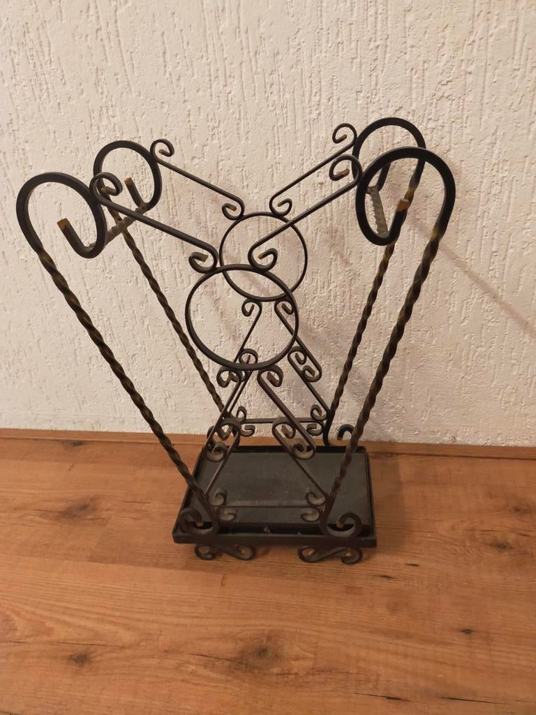 Smeedijzeren paraplubak - Vintage design, Ophalen of Verzenden, Gebruikt, Metaal