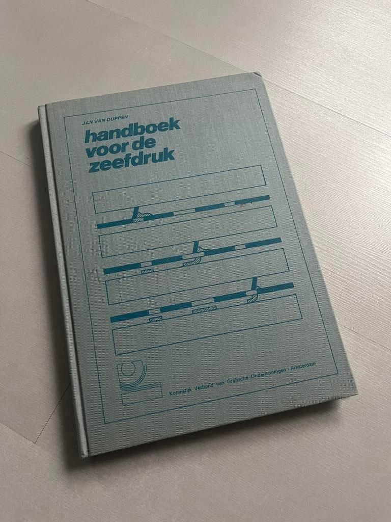 Jan van Duppen handboek voor de zeefdruk vintage design, Ophalen of Verzenden, Beta, Gelezen