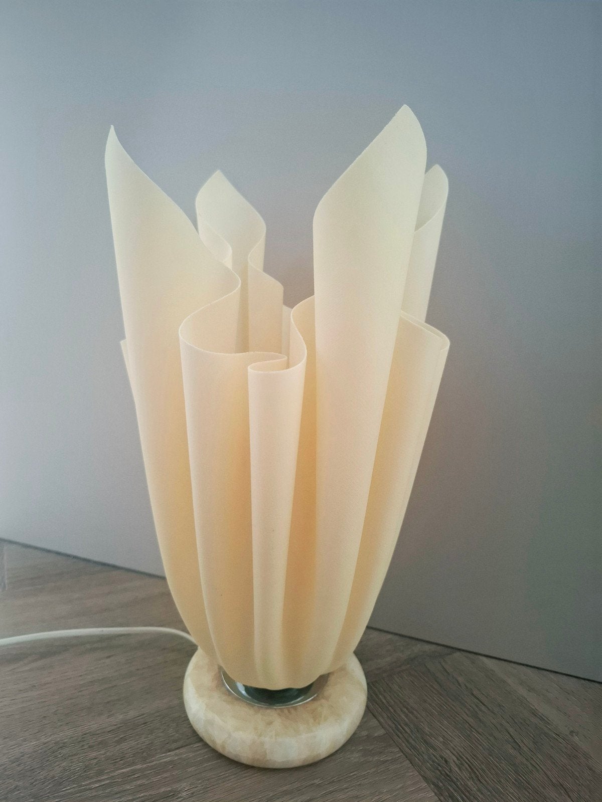 Originele Vintage design Georgia Jacob Tafellamp Ophélie 70, Huis en Inrichting, Lampen | Tafellampen, Beige, Overige merken, 39 cm