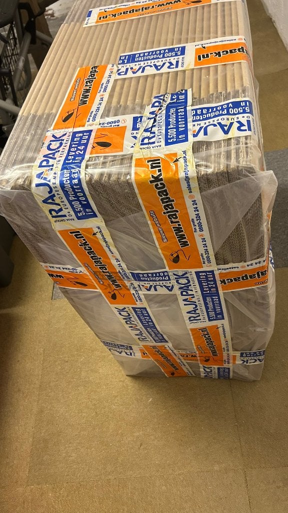 Raja Pack dubbelgolfkarton dozen 30 stuks, Ophalen, Doos, Opvouwbaar, Minder dan 50 cm