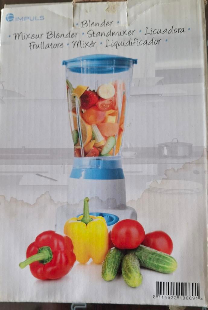 Impuls Mixer / Blender - Ongebruikt in verpakking, Witgoed en Apparatuur, Ophalen of Verzenden, Nieuw, Blender