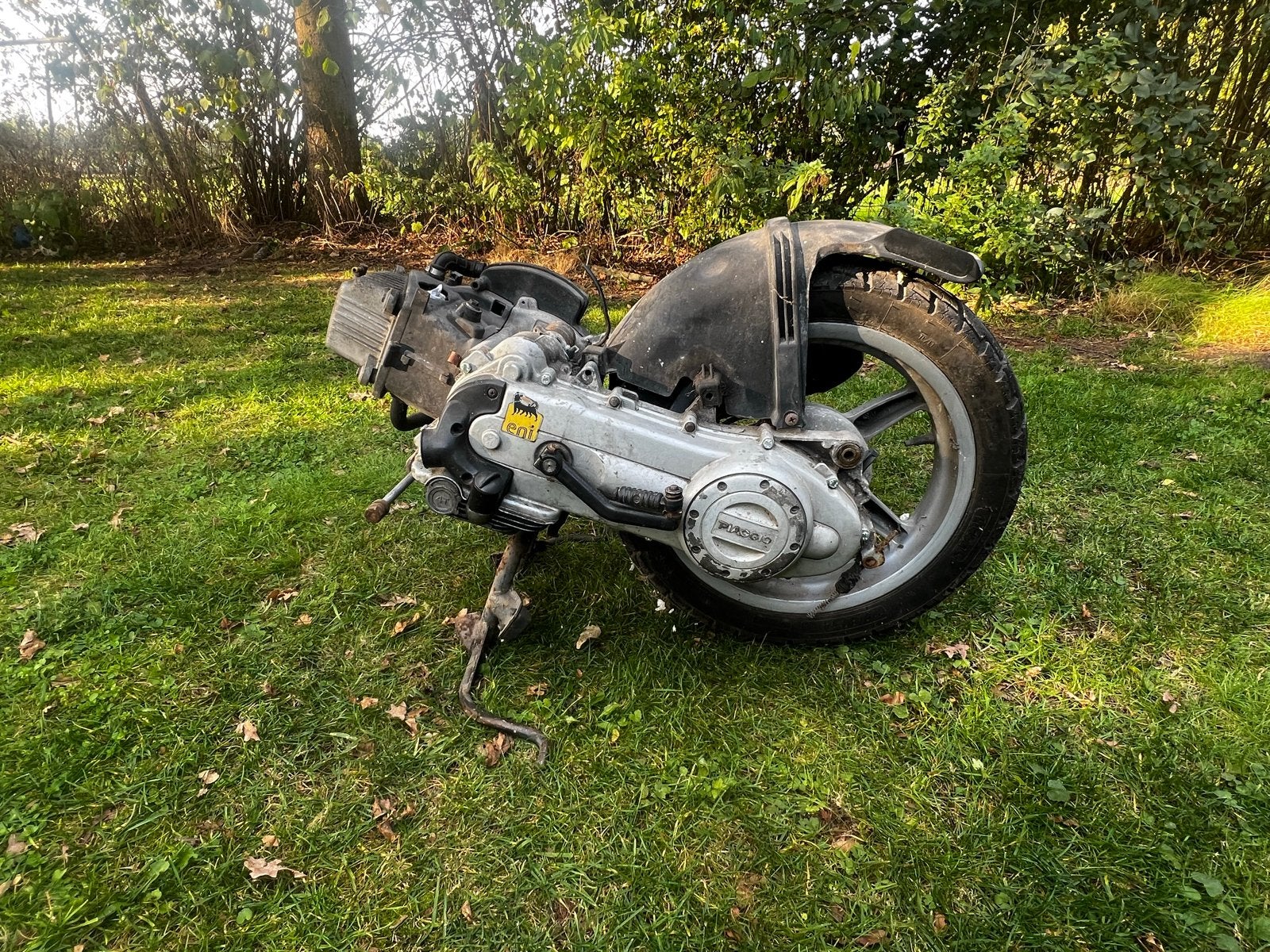 Piaggio Liberty motorblok - Compleet met wiel en uitlaat, Ophalen, Gebruikt, Blok, Piaggio