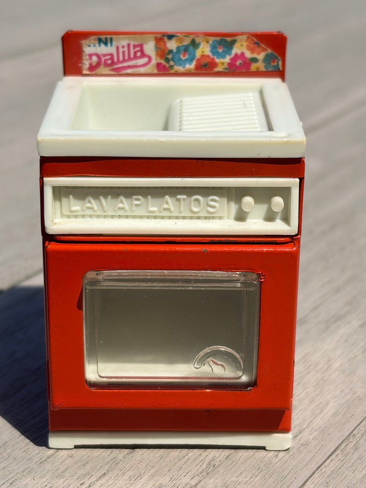 Vintage Rico mini Dalila vaatwasser poppenhuis, Verzamelen, Speelgoed, Gebruikt, Ophalen of Verzenden