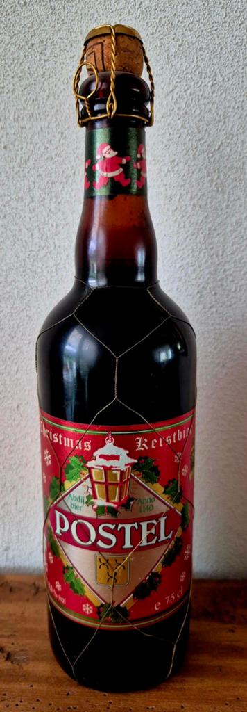 1996 75cl fles ABDIJ Kerst bier 8,5% POSTEL De Smedt OPWIJK, Verzamelen, Ophalen of Verzenden, Zo goed als nieuw, Flesje(s), Overige merken