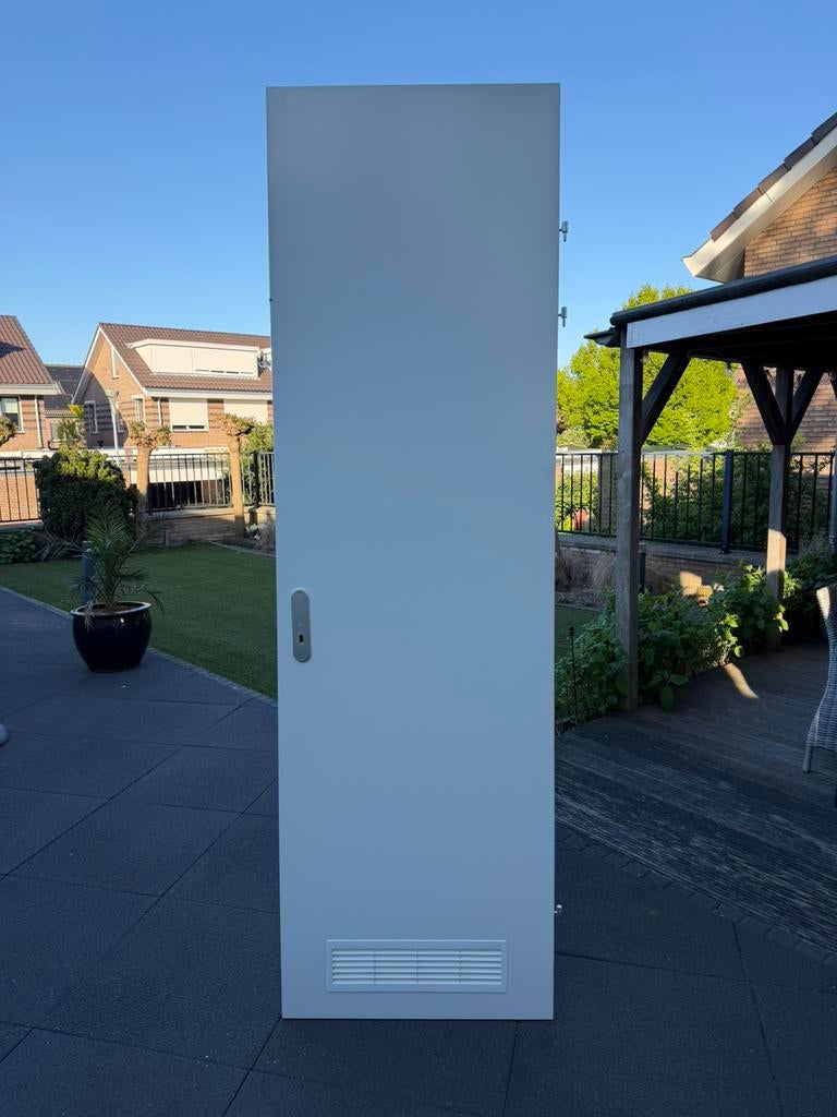 Deur met ventilatierooster, Ophalen, Kunststof, Minder dan 80 cm, 215 cm of meer