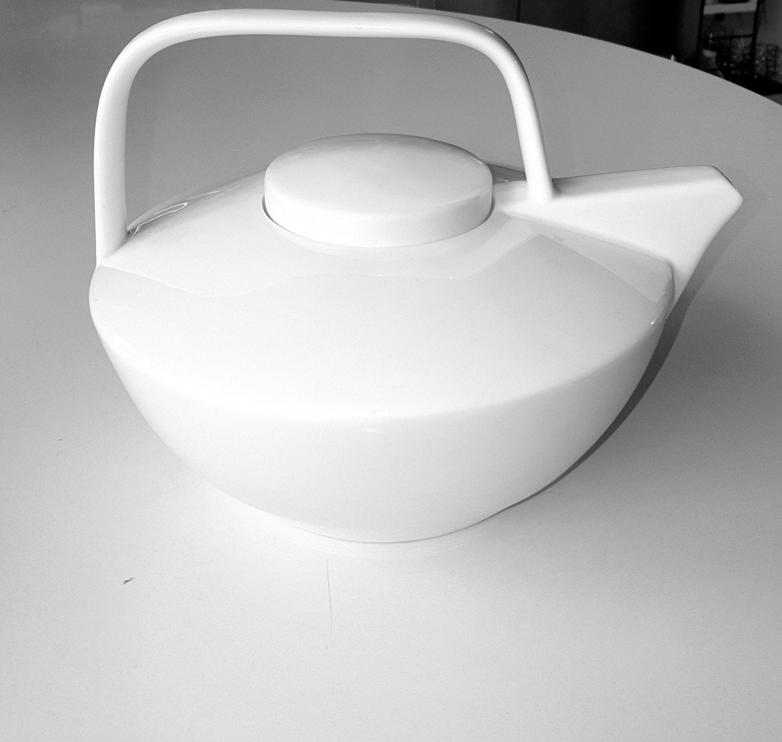 Salt & Pepper Witte porseleinen theepot 1,2 L, Ophalen, Overige typen, Zo goed als nieuw, Overige stijlen