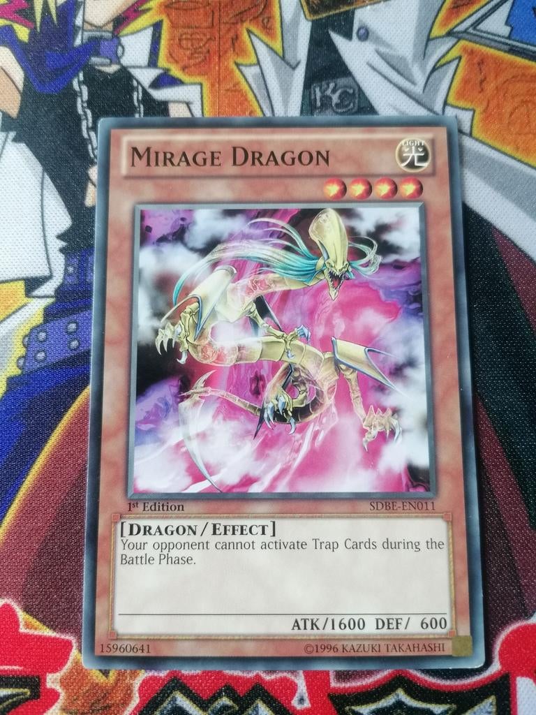 Mirage Dragon - SDBE - Yu-Gi-Oh, Ophalen of Verzenden, Zo goed als nieuw