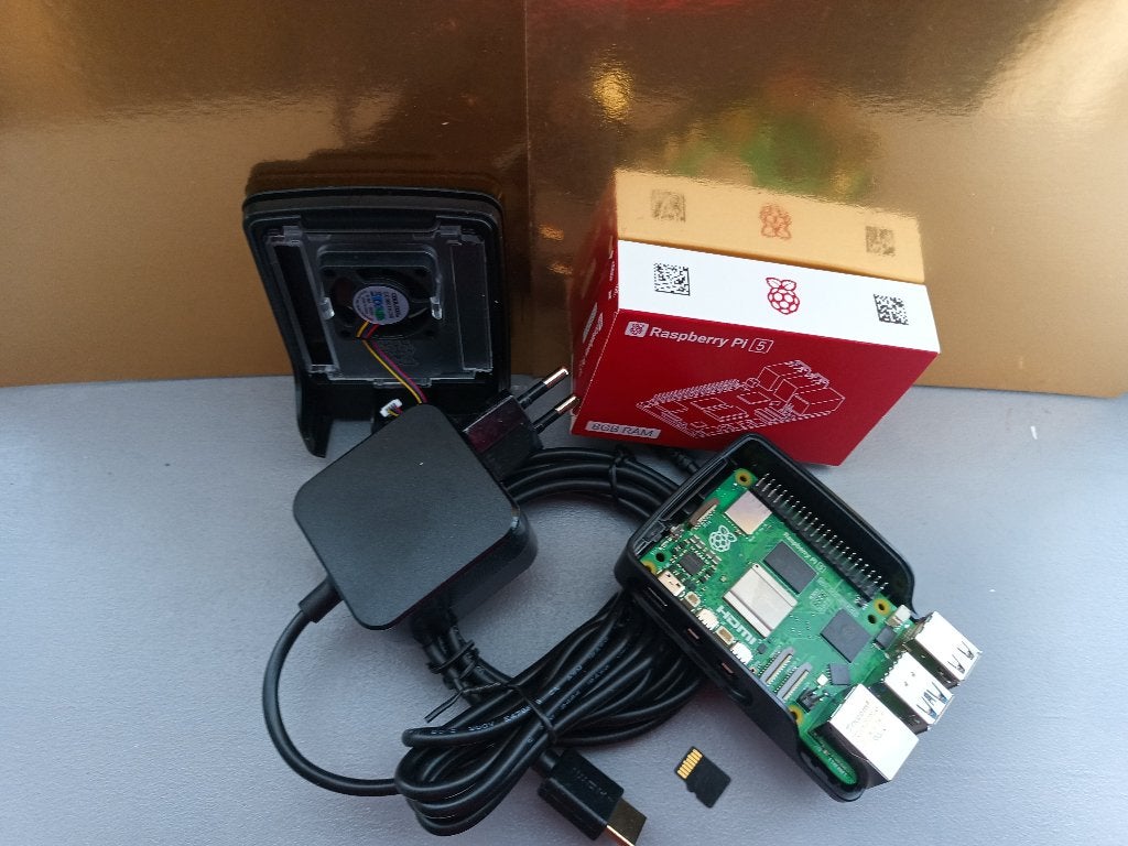Raspberry PI5, 8GB Starters Set, Computers en Software, Verzenden, DDR4, Raspberry PI5 Set, Overige typen