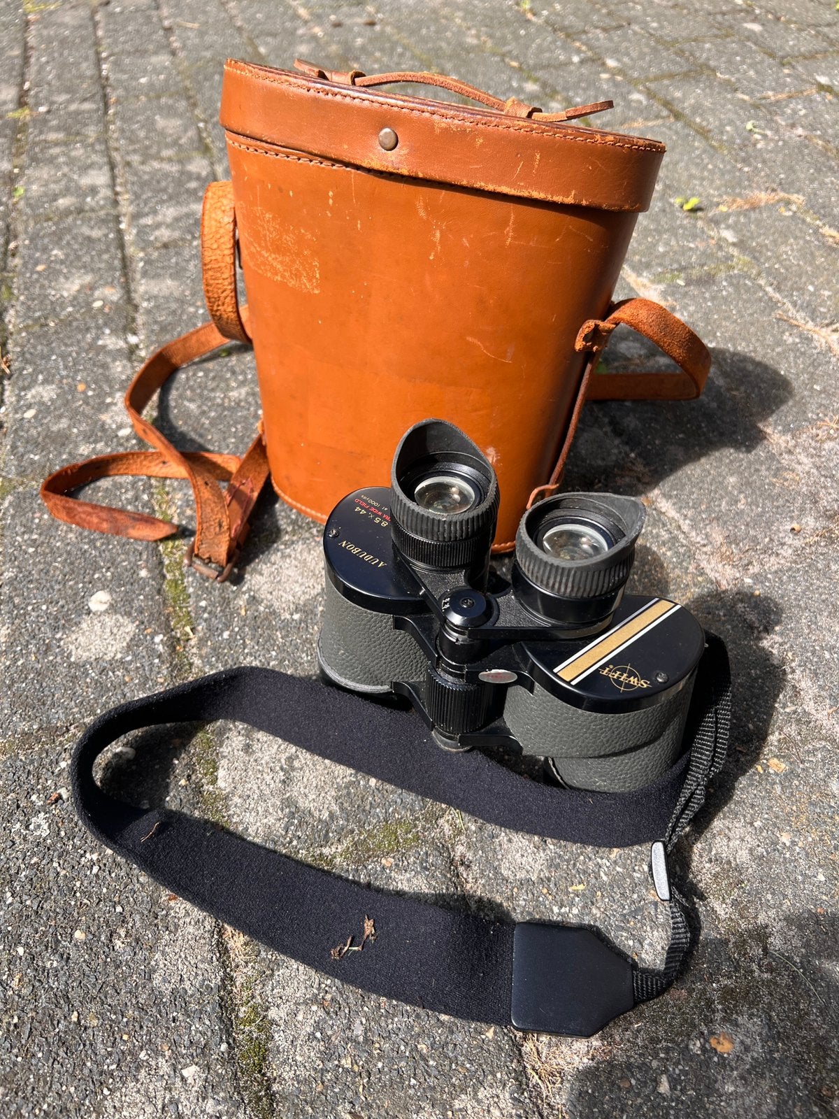 Verrekijker Swift Audubon 8,5x44, Gebruikt, 8 tot 12x, Met hoes of tas, Porro (met knik)