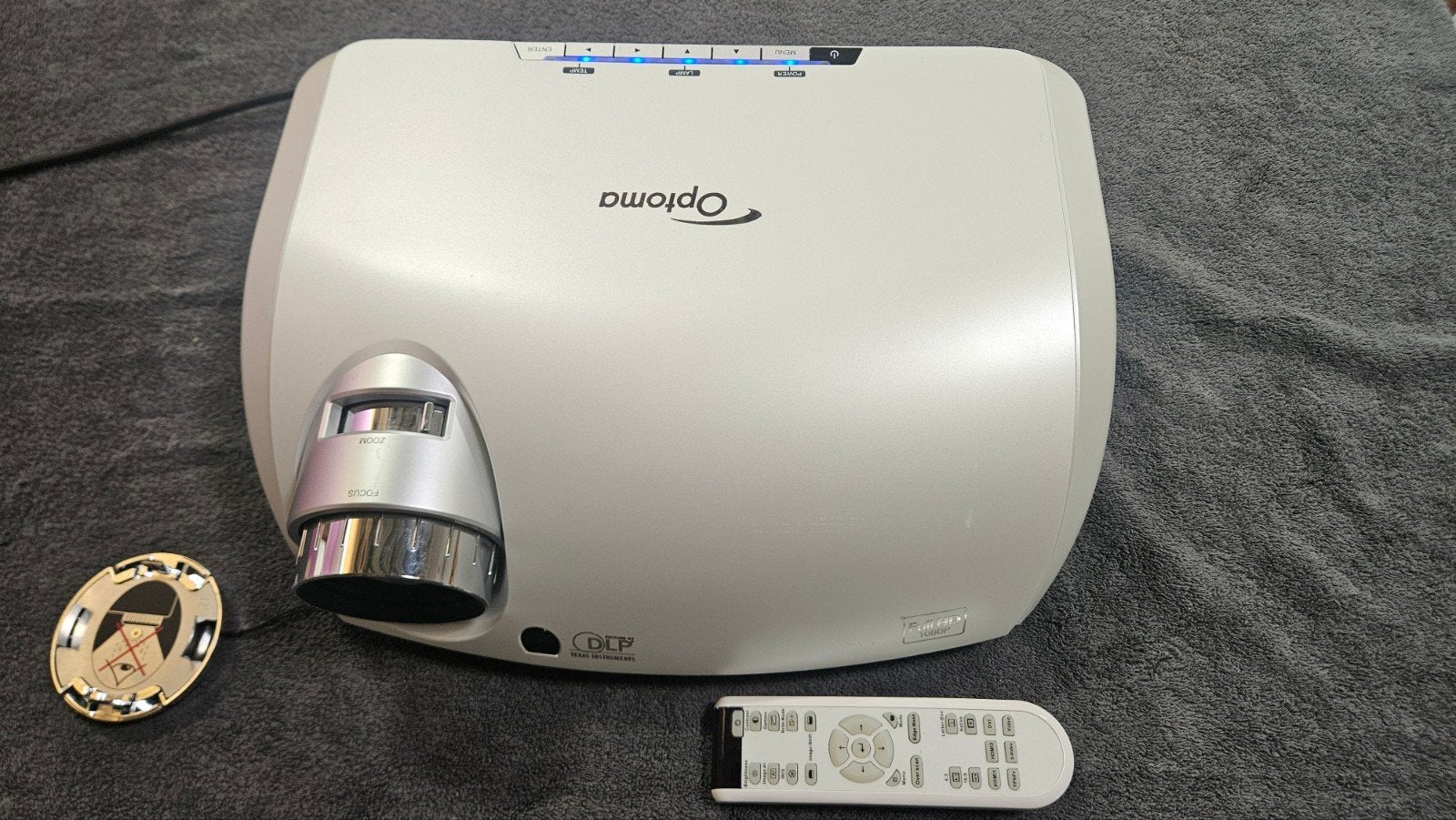 Beamer Optoma HD800X LV DLP met koffer, Ophalen of Verzenden, Zo goed als nieuw, DLP, Full HD (1080)
