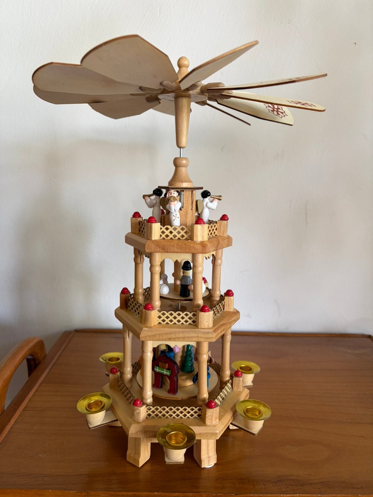 Kerstpiramide, 32 cm., Ophalen of Verzenden