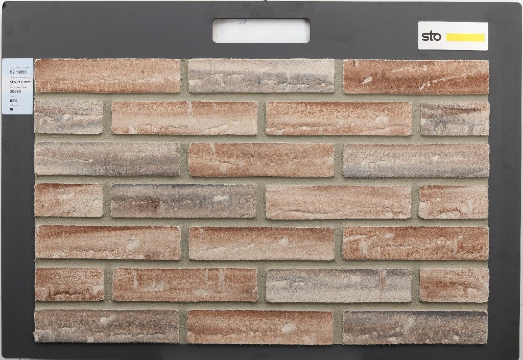 Restpartij minerale steenstrips (s9.13055), Ophalen, Nieuw, Beton, Terrastegels
