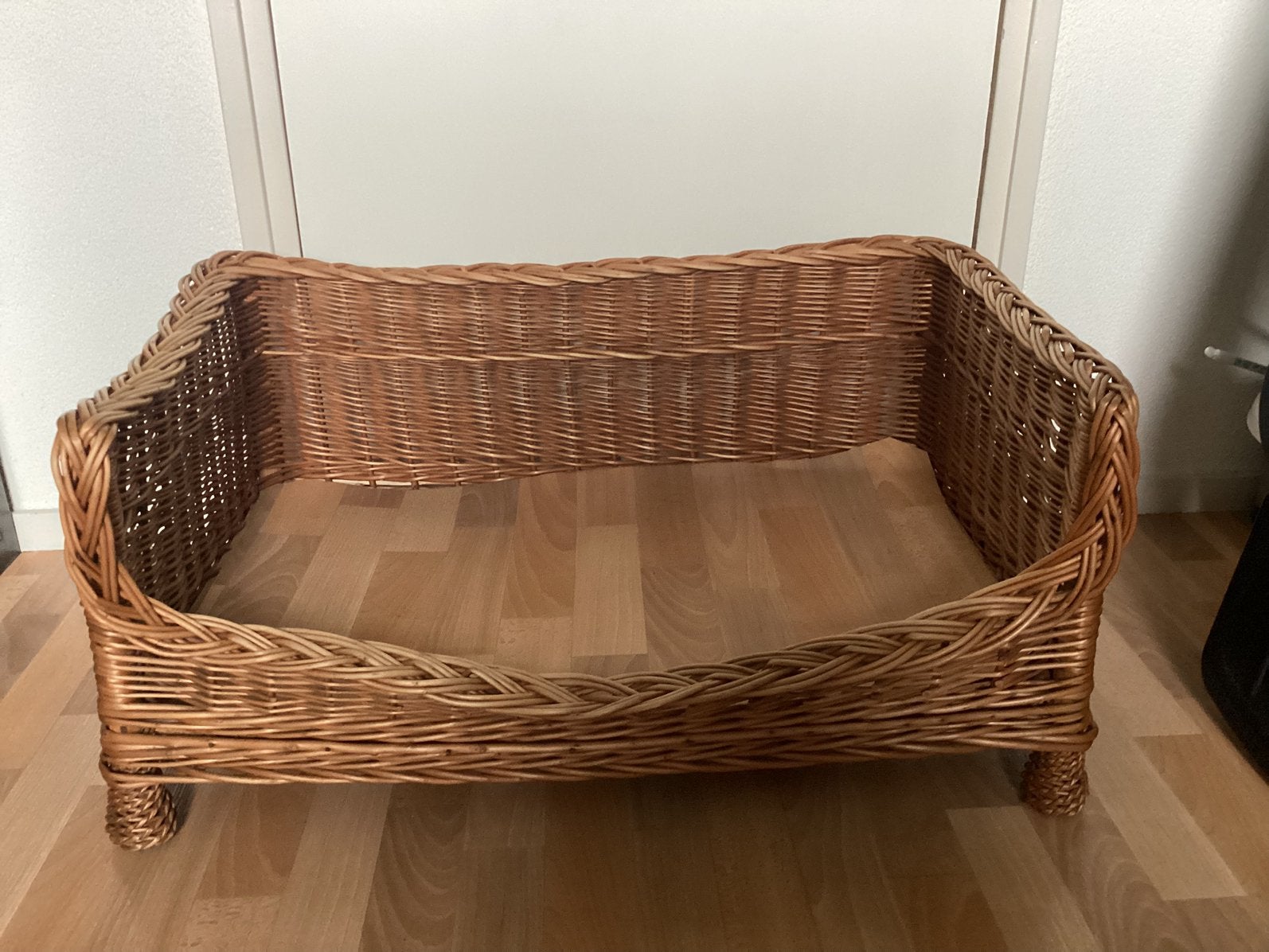 Hondenmand Riet L56 x B88 x H40 cm., Ophalen, Zo goed als nieuw, Riet