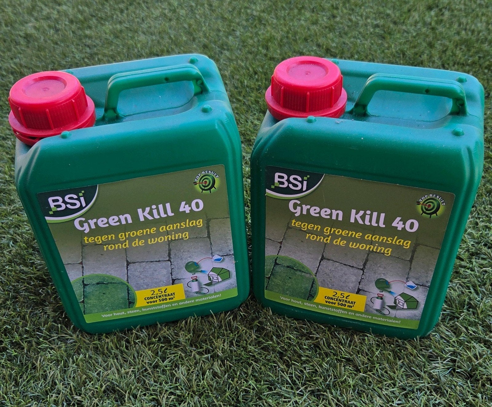 BSI Green Kill 40 - Groene Aanslagreiniger totaal 4 liter, Tuin en Terras, Bestrijdingsmiddelen, Ophalen of Verzenden, Nieuw, Aanslagreiniger