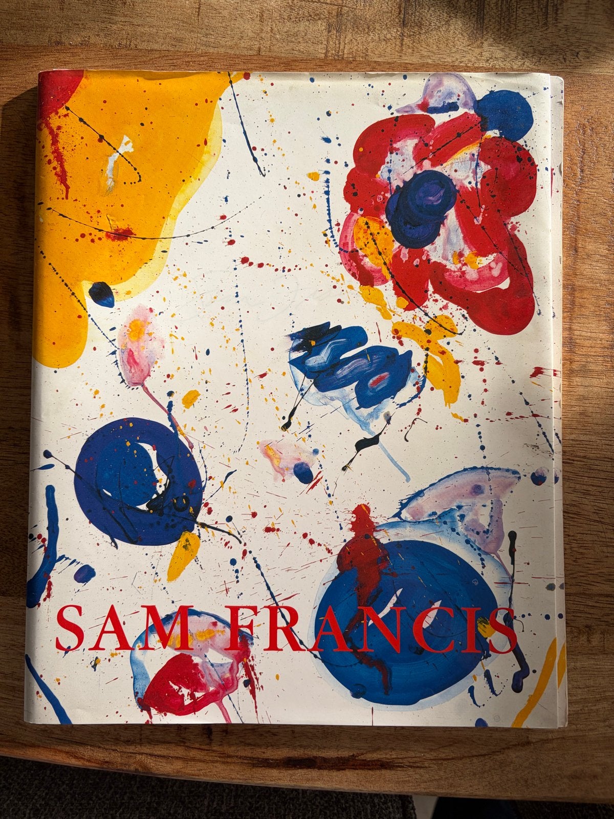 Sam Francis Kunstcatalogus + 2 uitnodigingen Gallery Delaive, Ophalen of Verzenden, Zo goed als nieuw, Schilder- en Tekenkunst