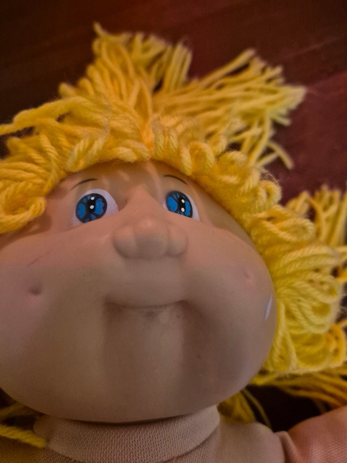 Vintage Cabbage Patch Kid pop met geel haar, Ophalen of Verzenden, Gebruikt, Overige typen