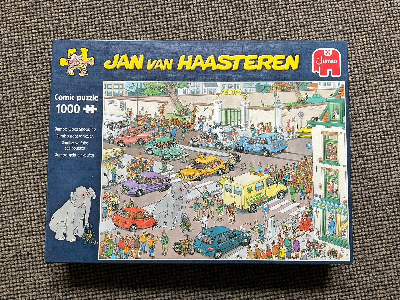 Jan van haasteren, Ophalen, 500 t/m 1500 stukjes, Gebruikt, Legpuzzel